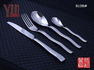 银貂金属制品生产供应【厂家直销】304材质不锈钢餐具,不锈钢刀叉勺